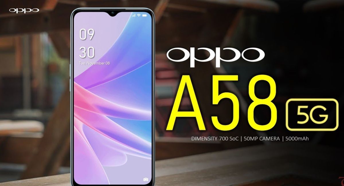 Oppo A58 5G New Smartphone