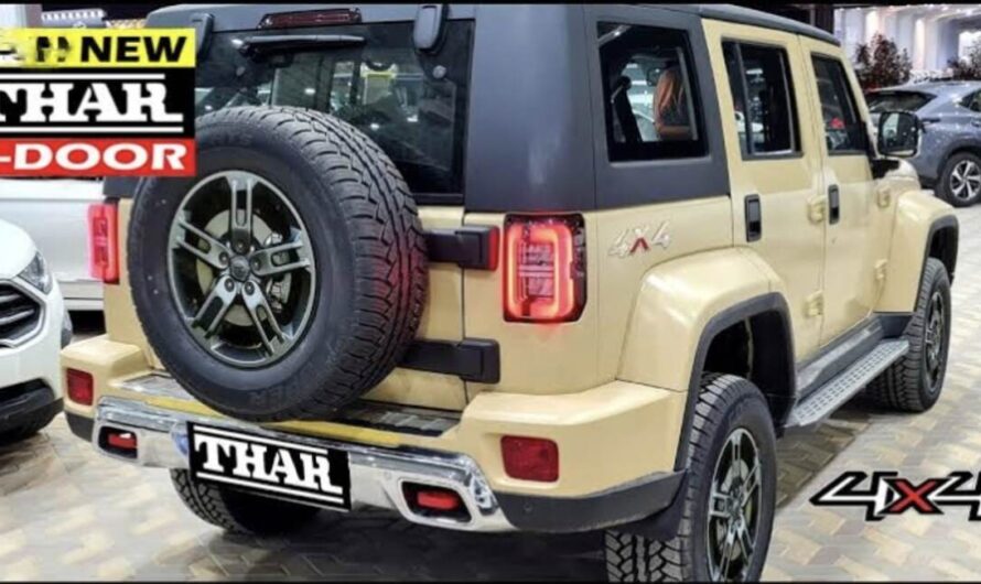 Scorpio का मार्केट खत्म करने आ गई Mahindra Thar 5 Door कार, धांसू फिचर्स के साथ डेशिंग लुक में बेस्ट