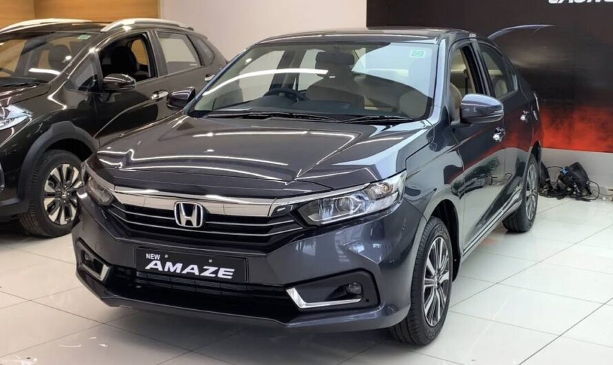 डेशिंग लुक में दीवाना बनाने लॉन्च हुई नई Honda Amaze कार, प्रीमियम फीचर्स के साथ 26kmpl माइलेज